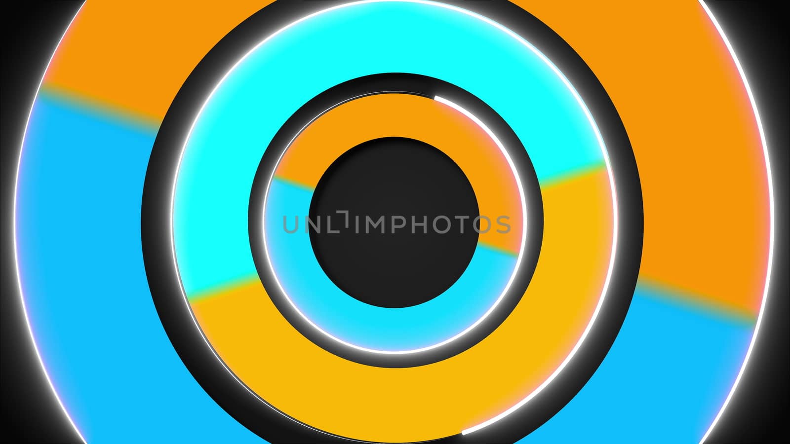 3d colorful circles, stroke shapes, 3d rendering computer generated backdrop by nolimit046