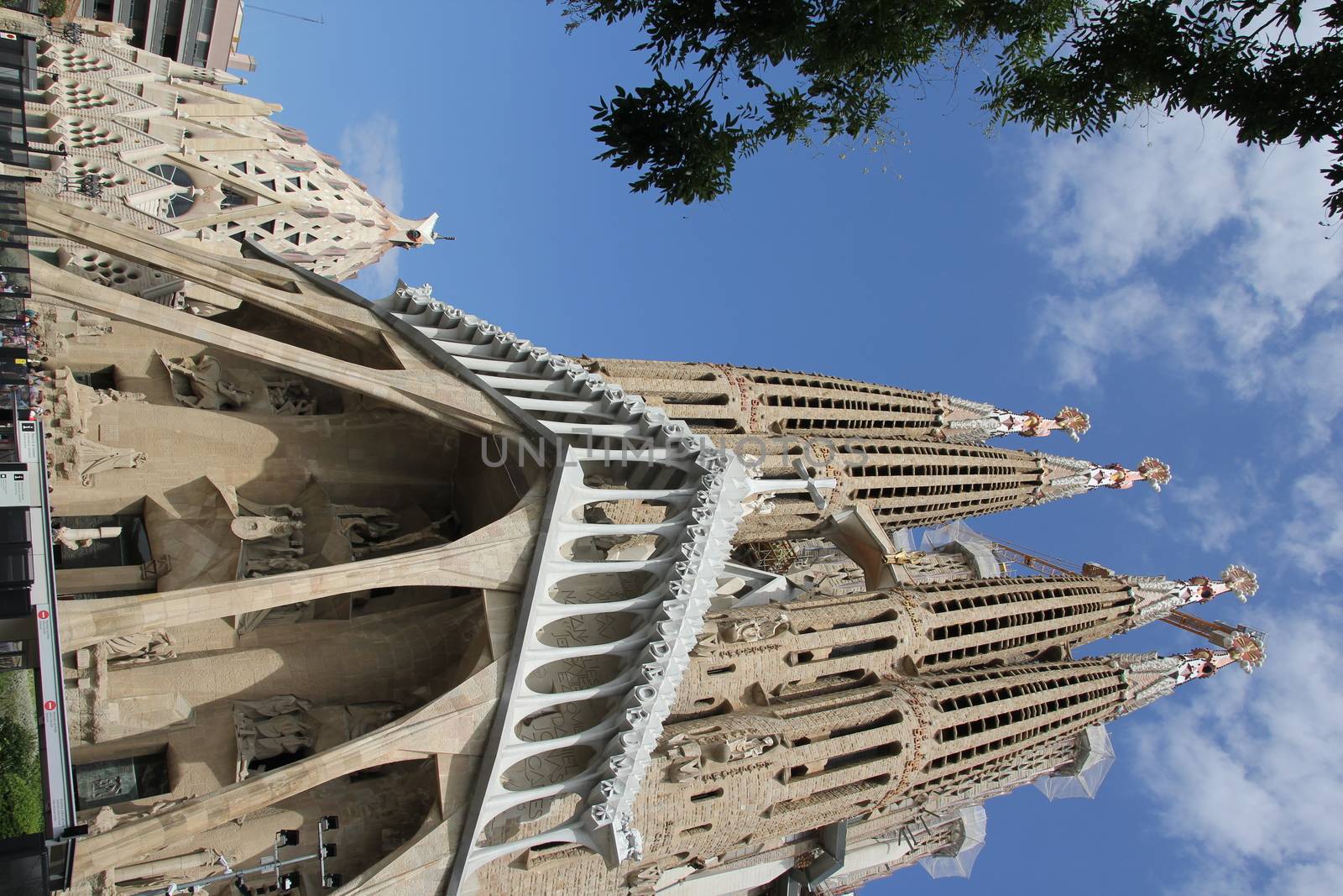 Sagrada Familia Cathedral Barcelona. Catalonia