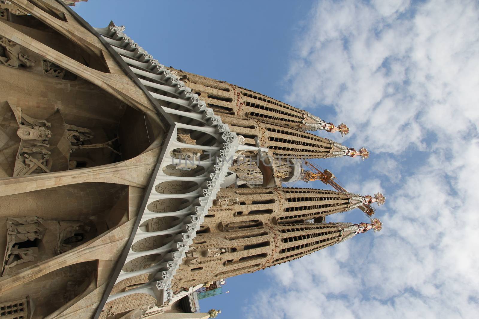 Sagrada Familia Cathedral Barcelona. Catalonia