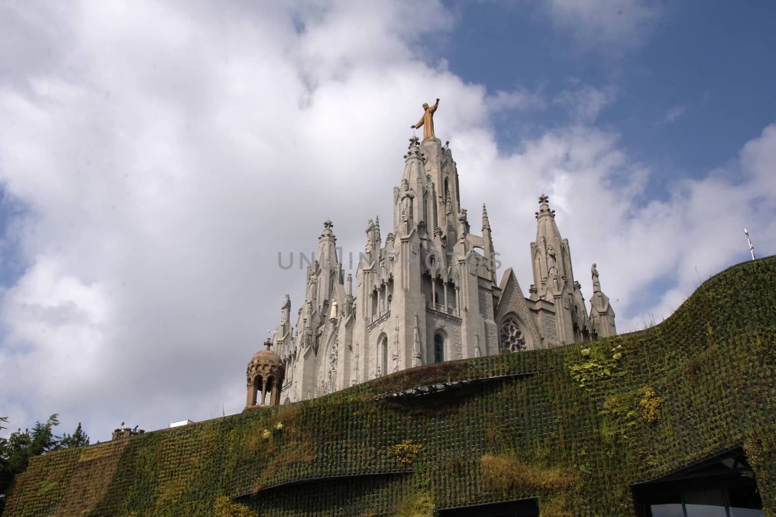 Temple of the Heart on mount Tibidabo. Barcelona. Catalonia. Spain.