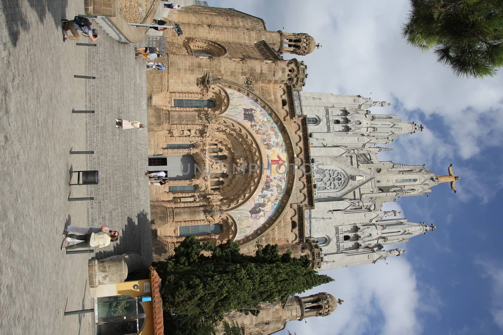 Temple of the Heart on mount Tibidabo. Barcelona. Catalonia. Spain.