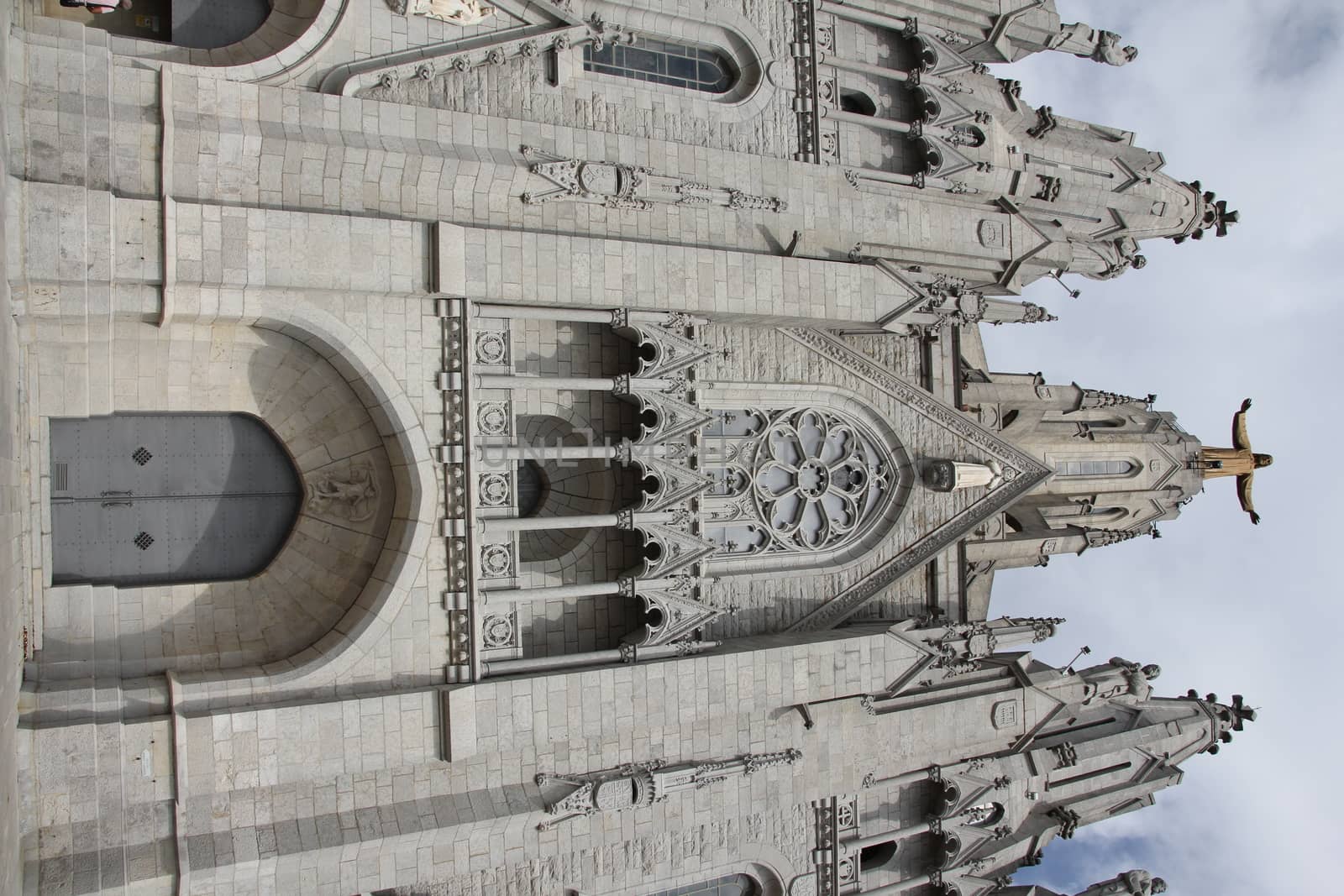 Temple of the Heart on mount Tibidabo. Barcelona. Catalonia. Spain.