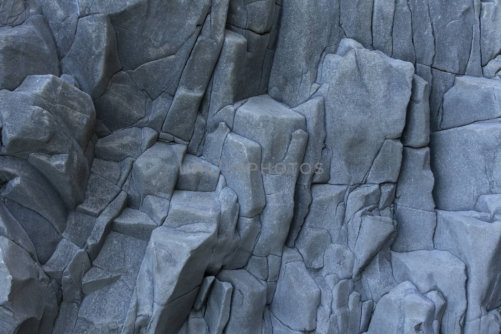 Reynisdrangar rock formations on Reynisfjara Beach Iceland