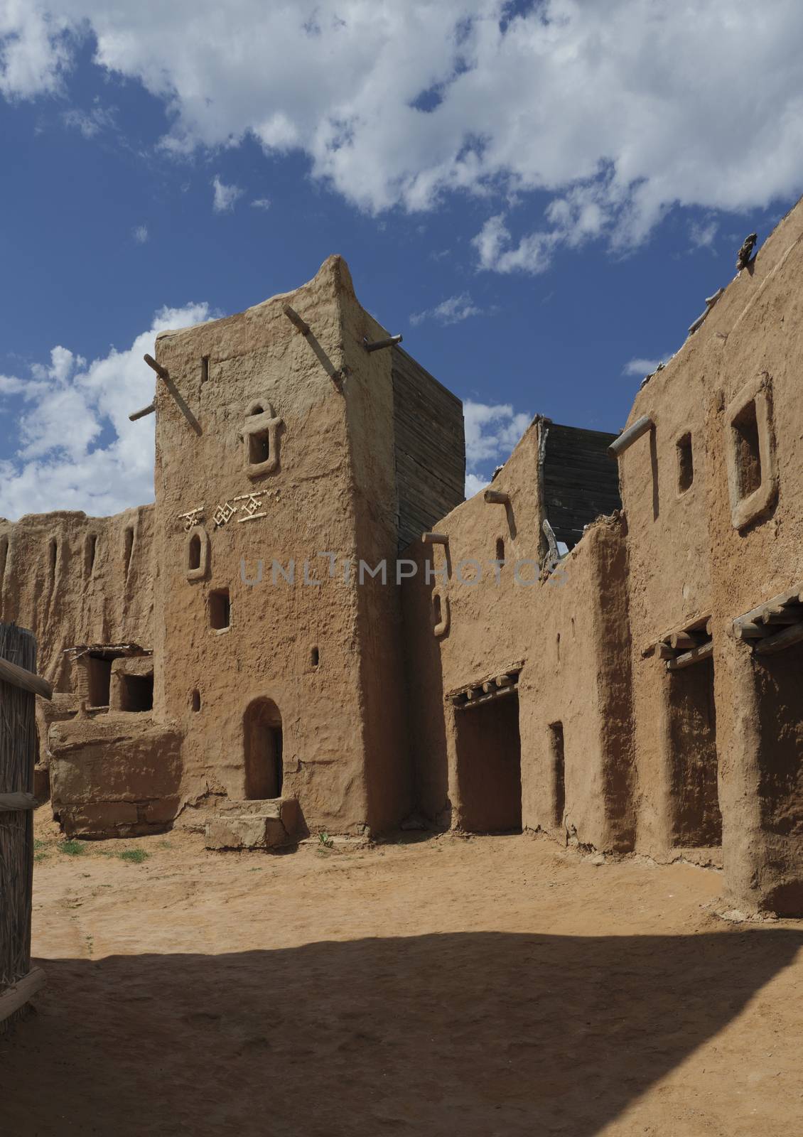 Reconstruction of Sarai Batu is the ancient mongolian city was established by Mongol ruler Batu Khan.