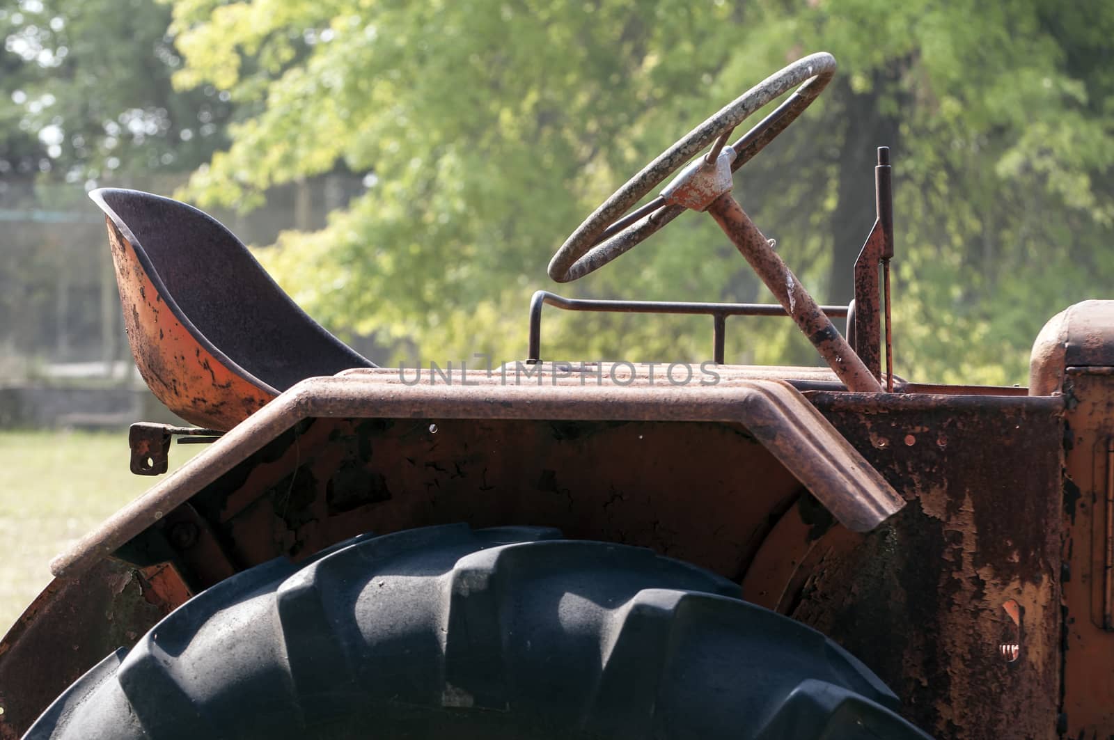 Old rusty tractor. by FER737NG