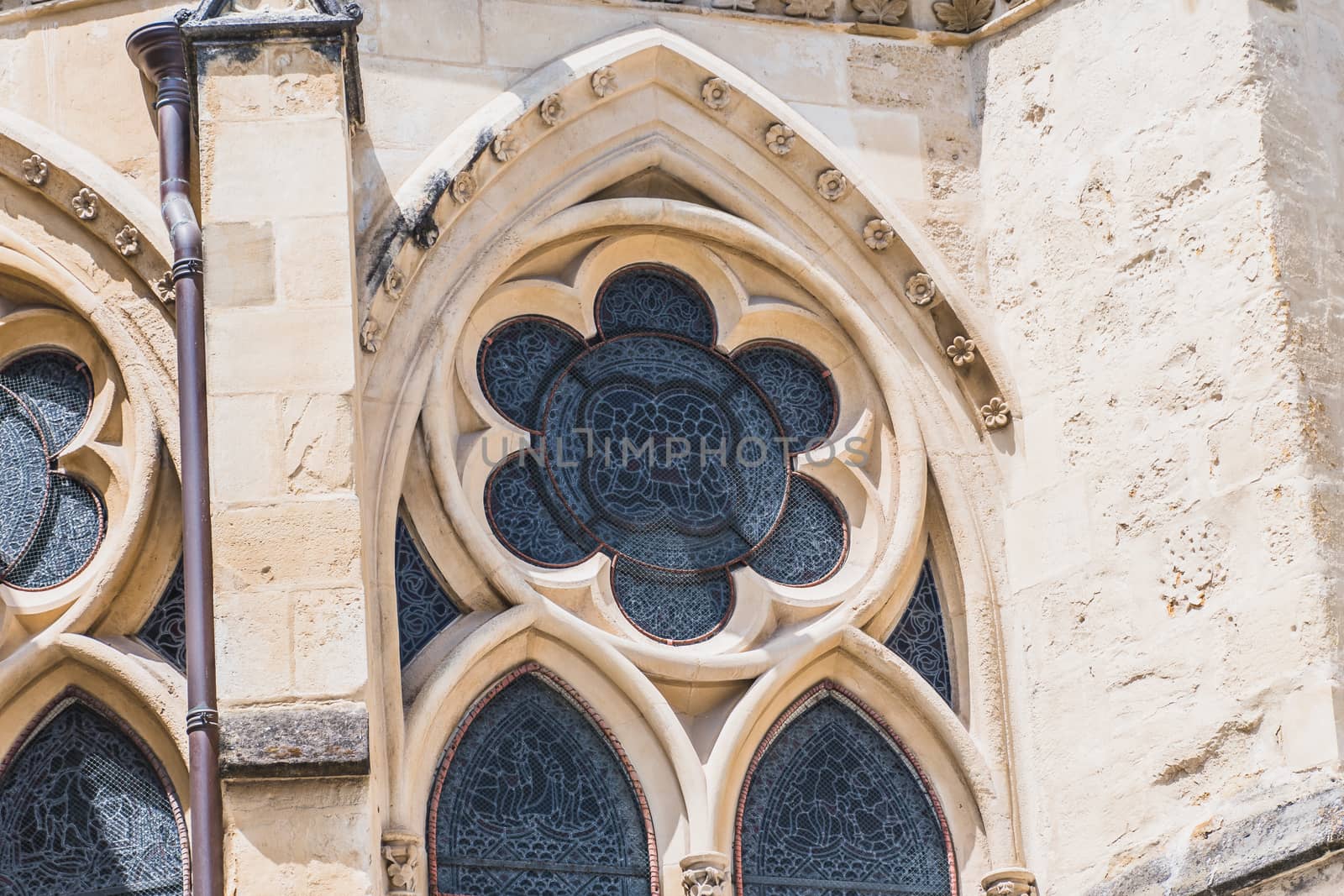 Gothic Sainte-Marie cathedral in the center of Bayonne, Pyrénées-Atlantiques, France