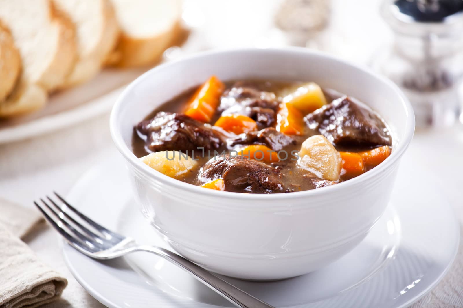 Bowl Of French Boeuf Bourguignon by mpessaris
