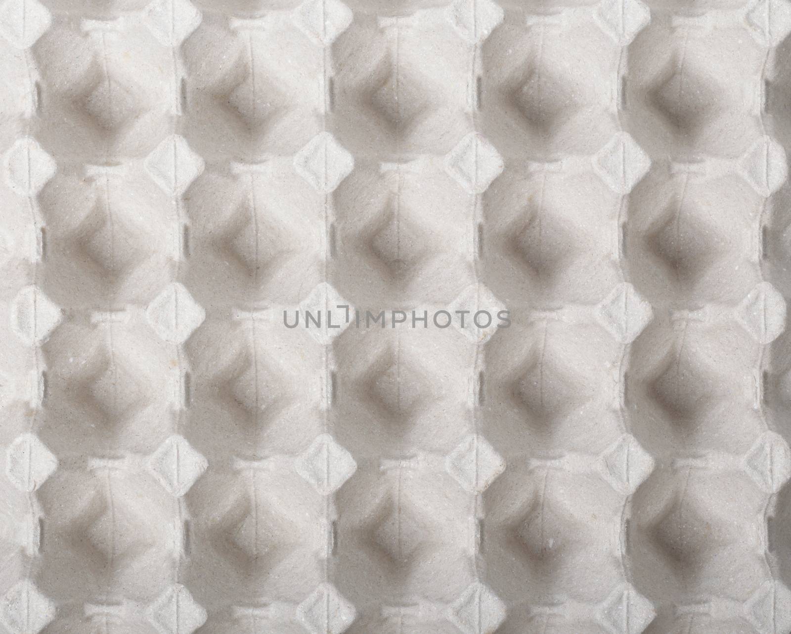 Texture of recycled material used of egg carton, textured background. 