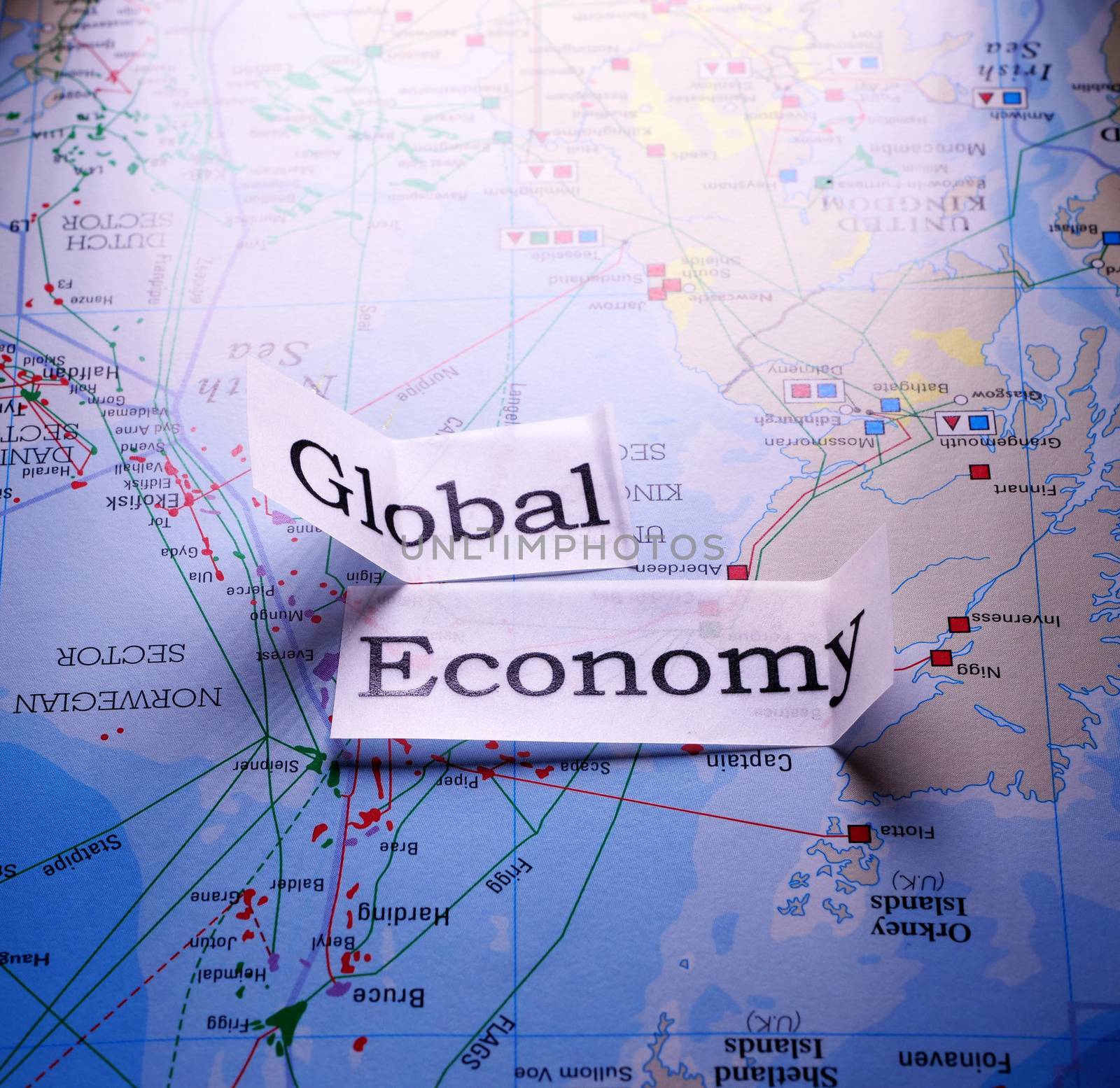 Global Economy Tag by janaka