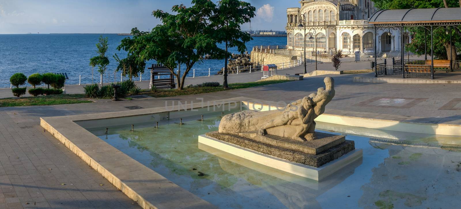 Fishermen monument in Constanta, Romania by Multipedia