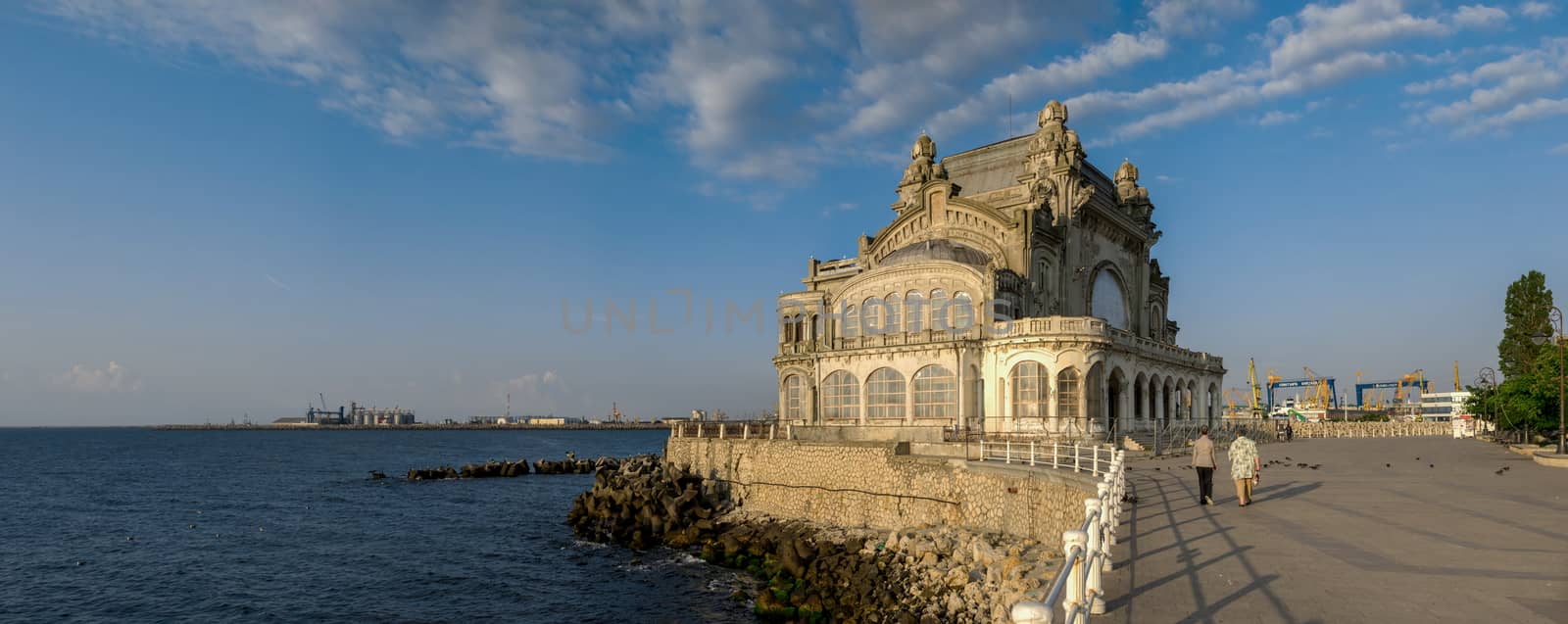 Embankment in the city of Constanta, Romania by Multipedia