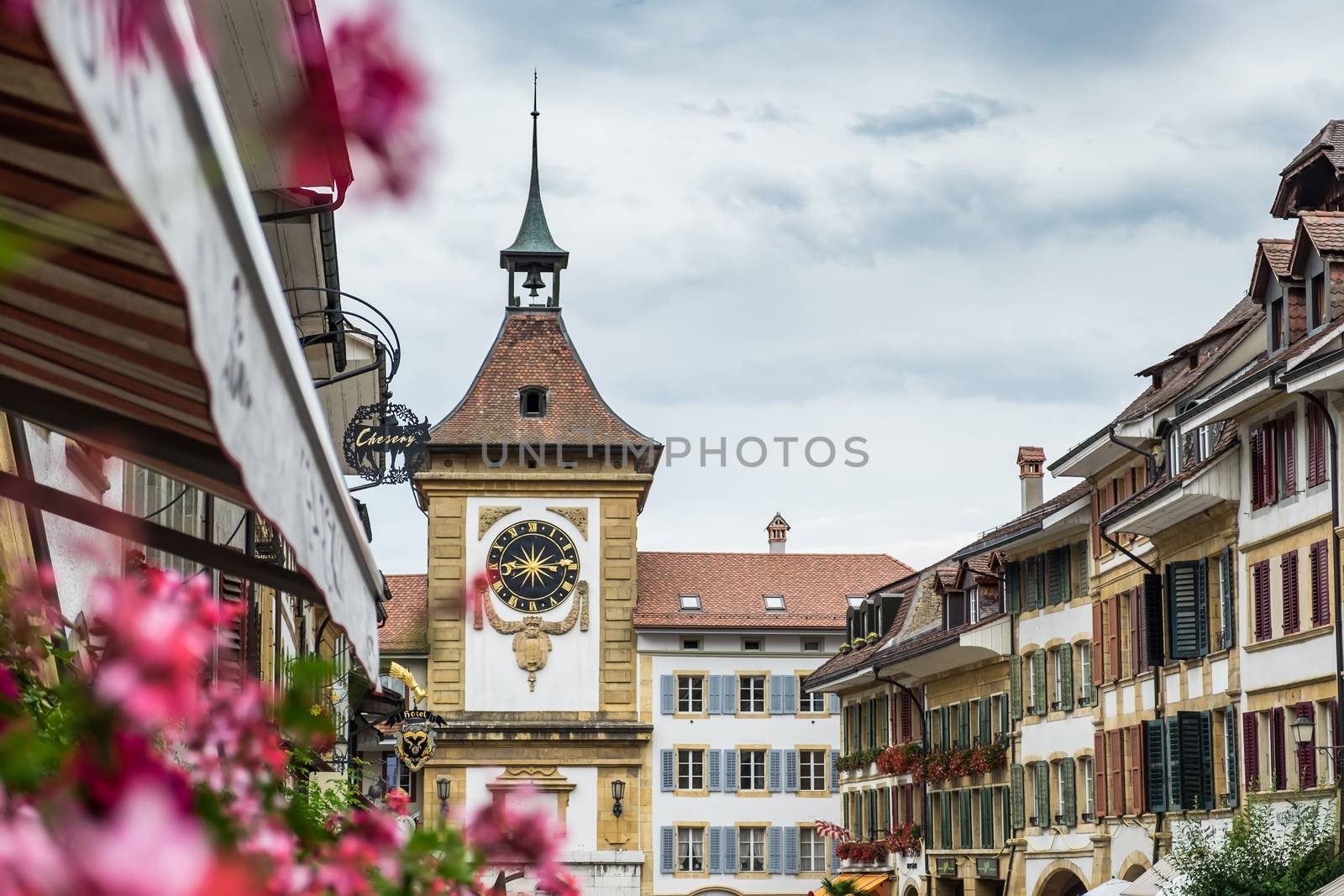 View of the city Murten by w20er