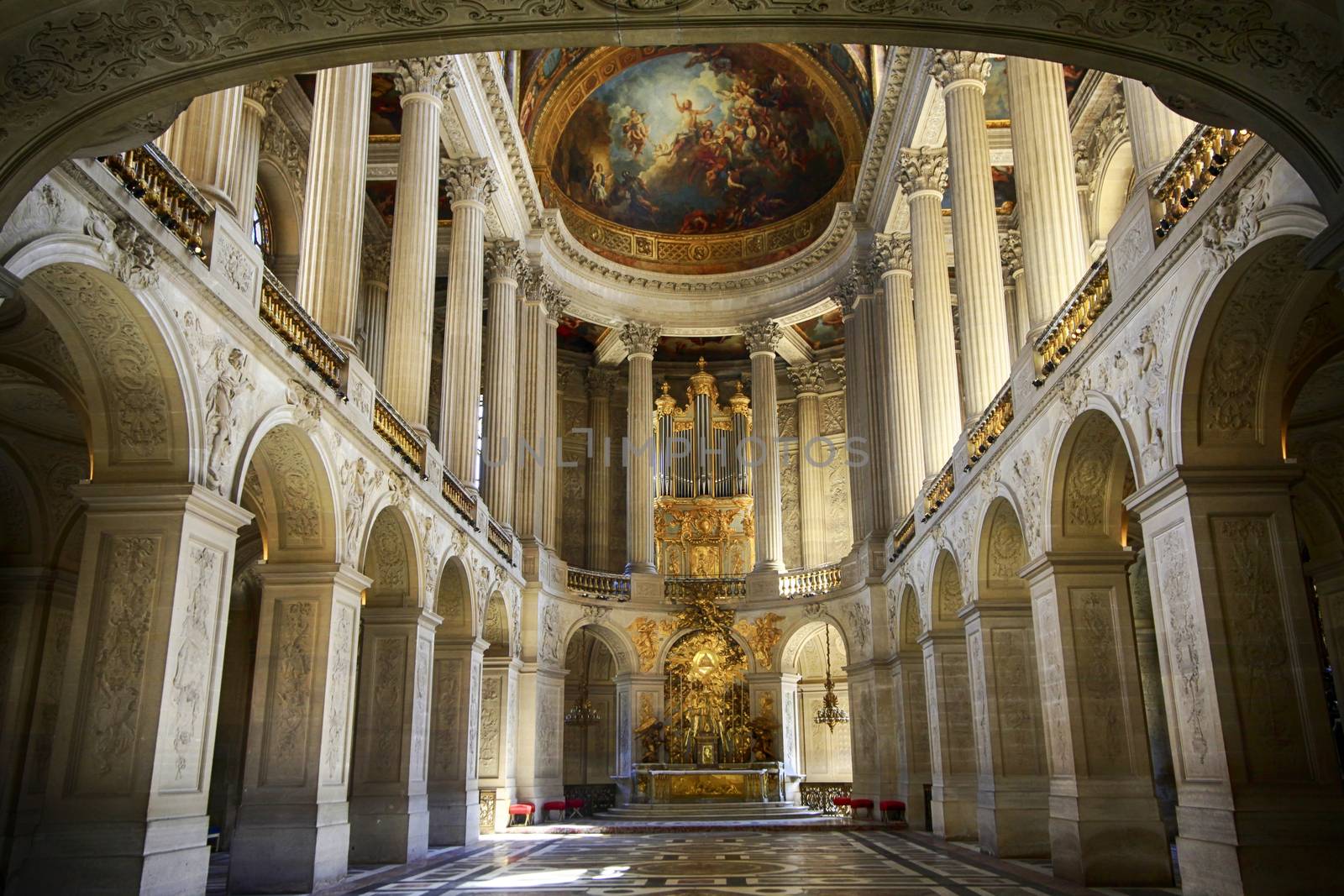 Royal Chapel of Versailles Palace, Paris, France