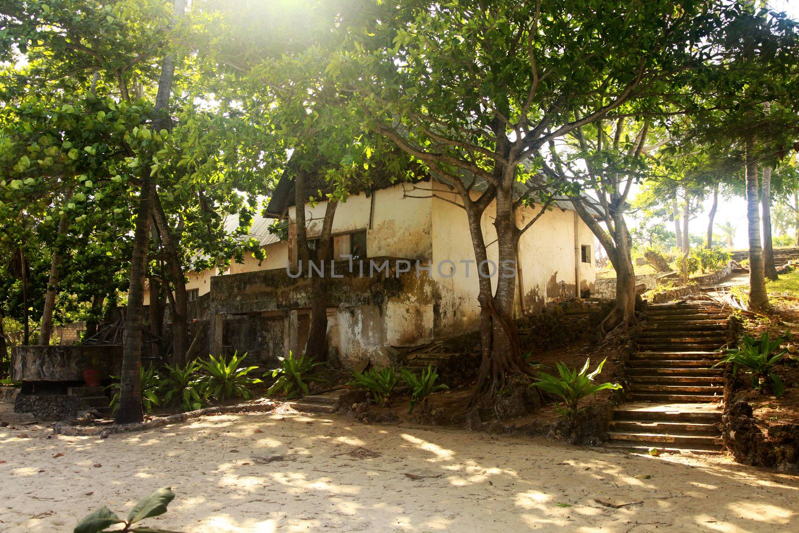 Traditional dwelling in the village in Kenya