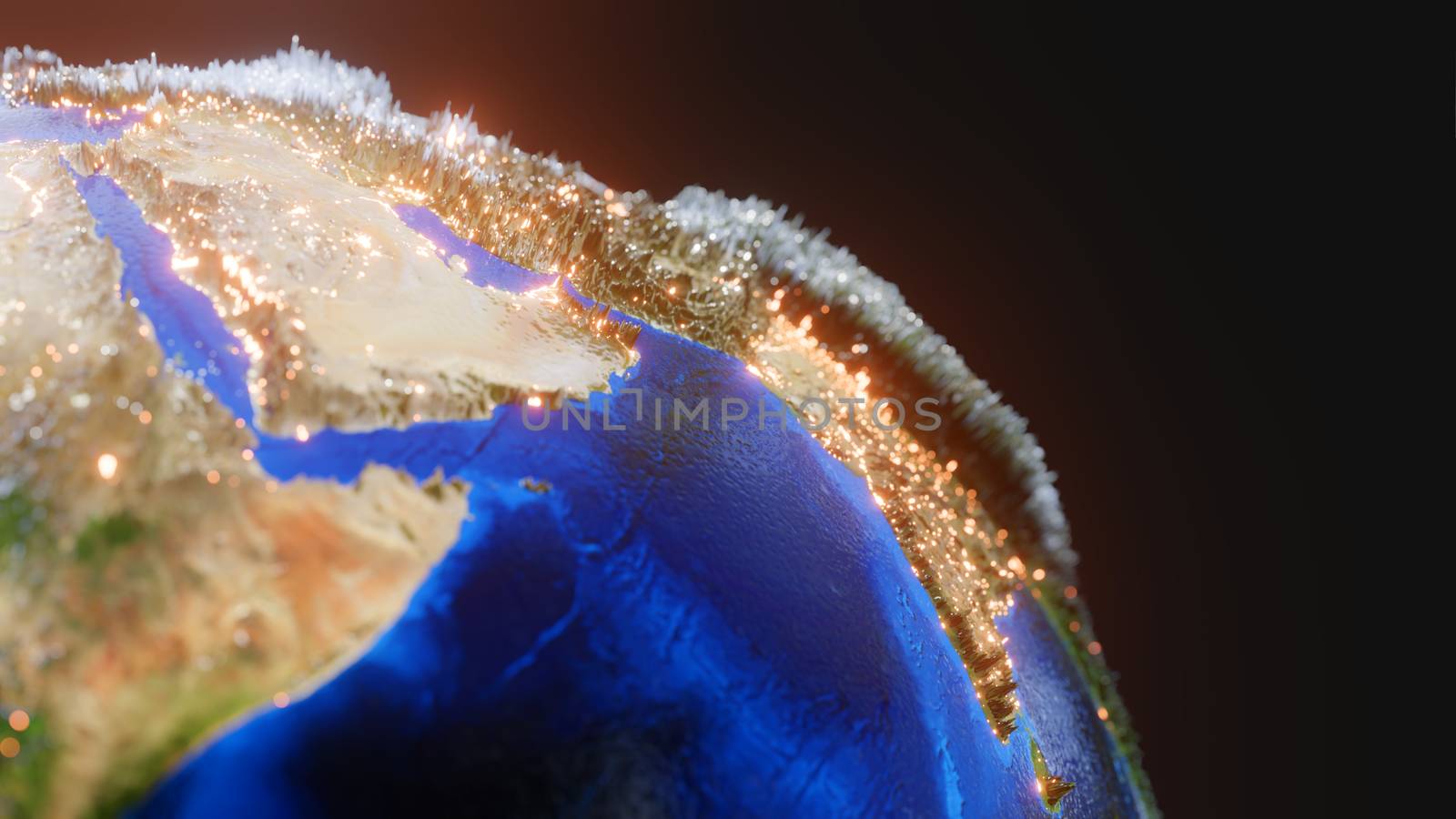 Planet Earth - Elements of this Image Furnished By NASA by cherezoff