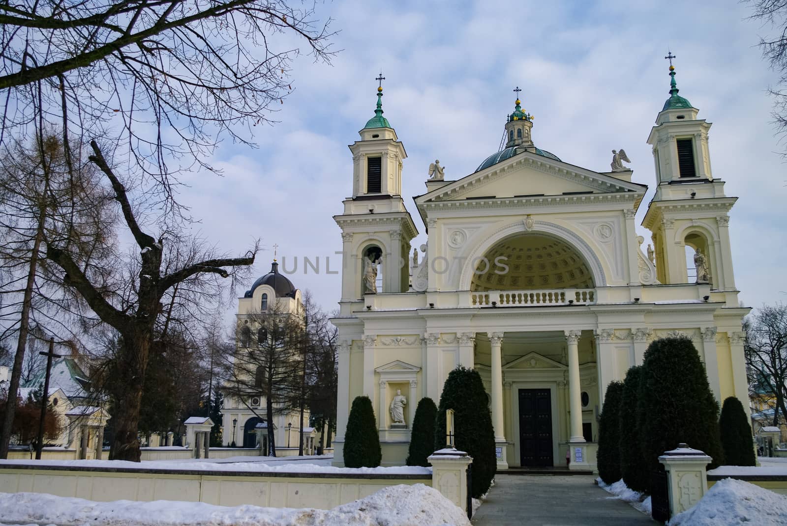 St. Anne's Church is a part of Wilanow Palace, Warsaw. Poland