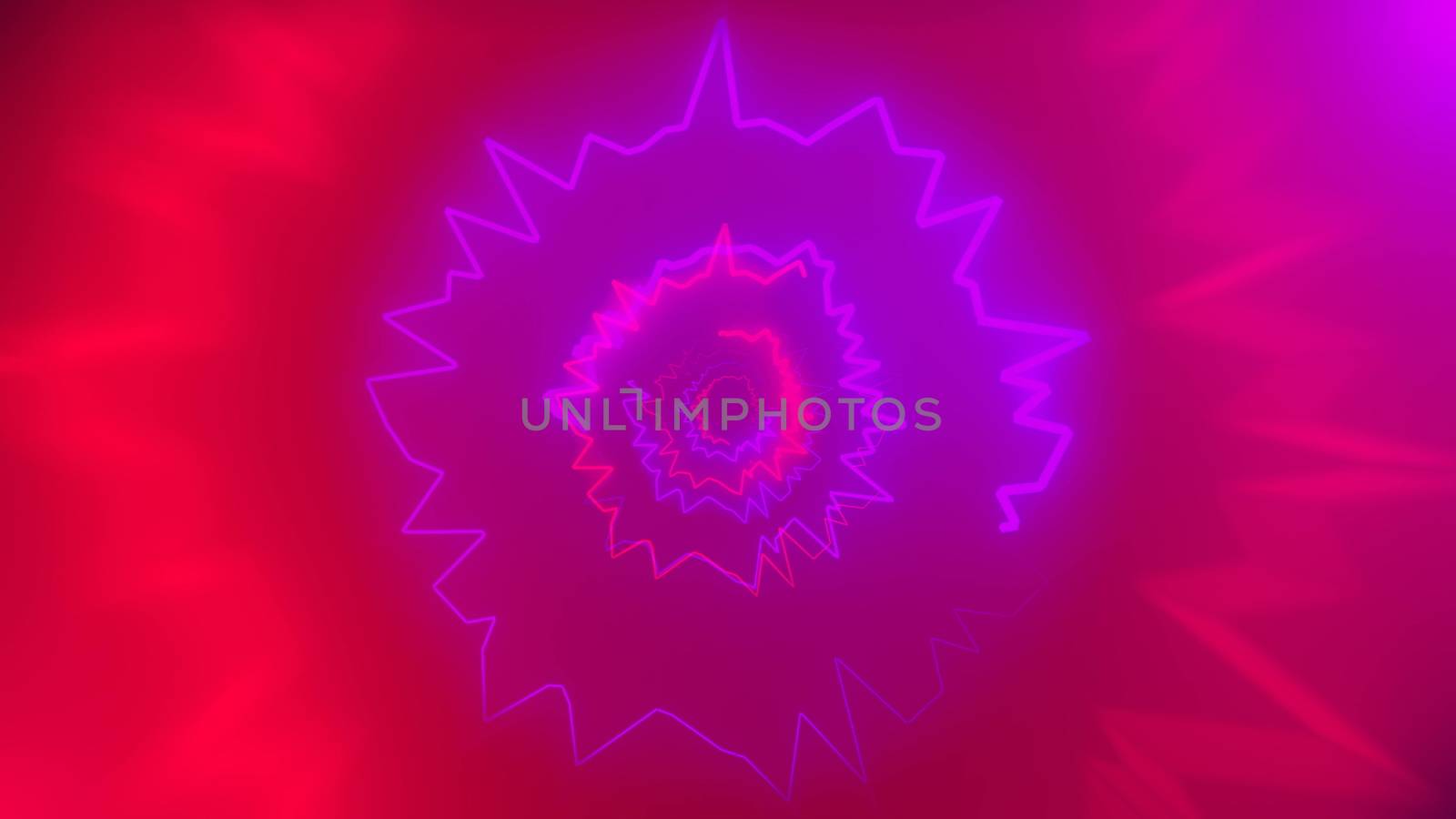 Fast motion in modern neon tunnel, trip imitation, technology 3d render computer generated background by nolimit046