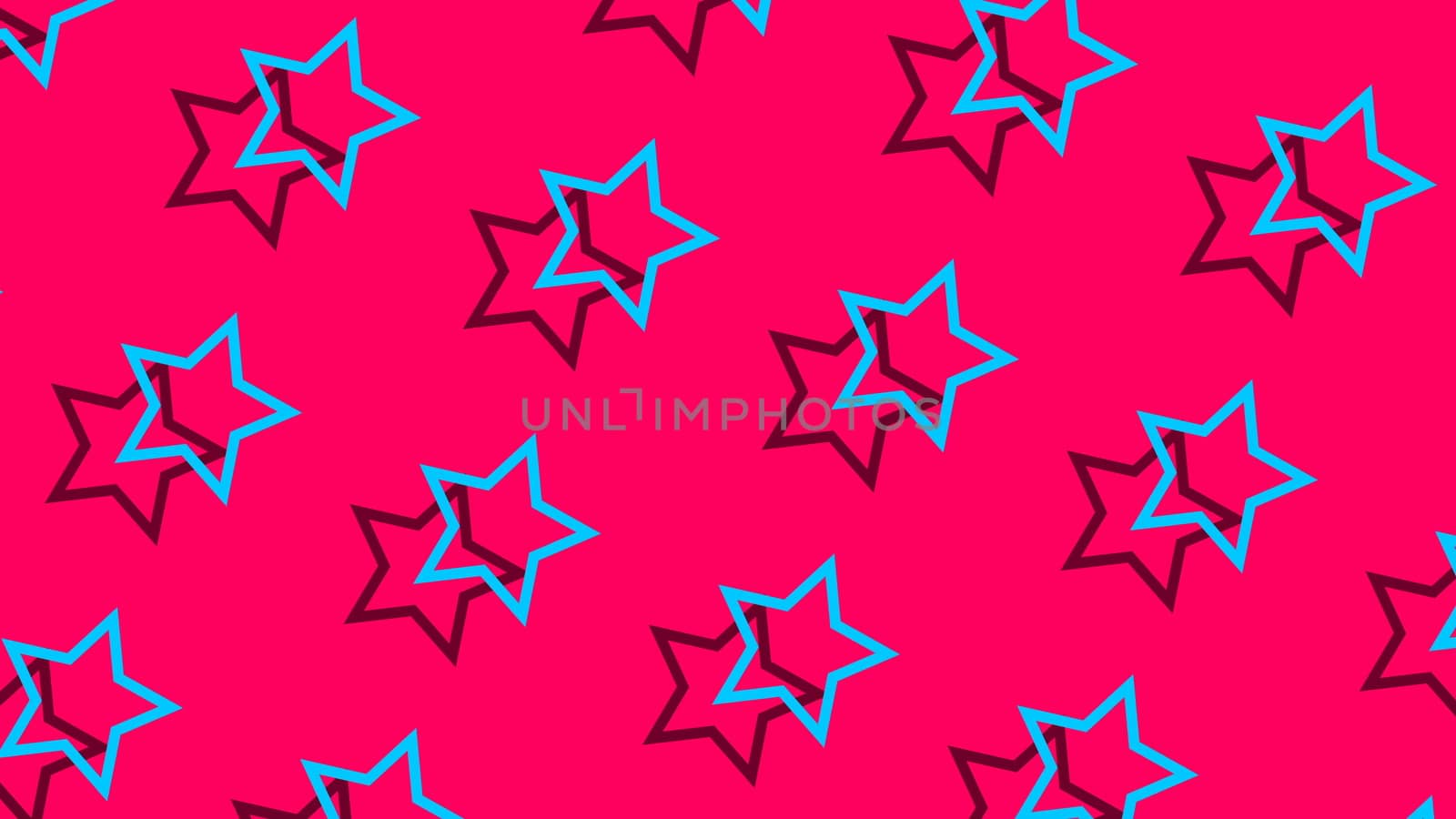 Abstract pattern with star shapers, bright modern 3d rendering background, computer generated