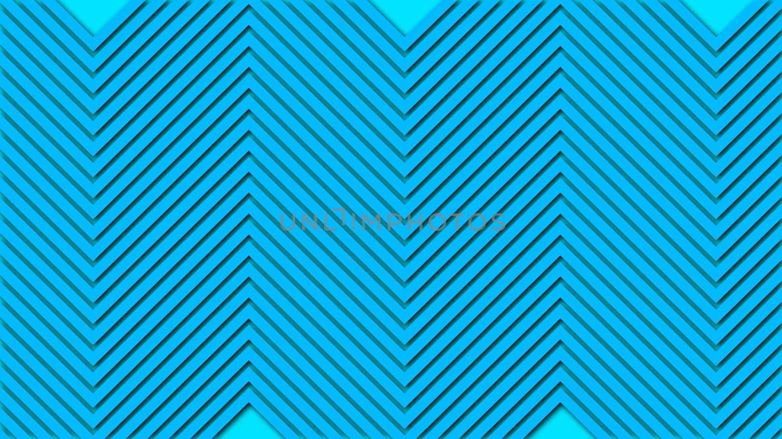 Zig zag shapes with horizontal lines, bright festive stripes, sharp and jagged waves, 3d rendering backdrop