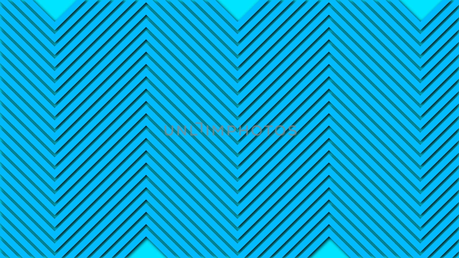 Zig zag shapes with horizontal lines, bright festive stripes, sharp and jagged waves, 3d rendering backdrop