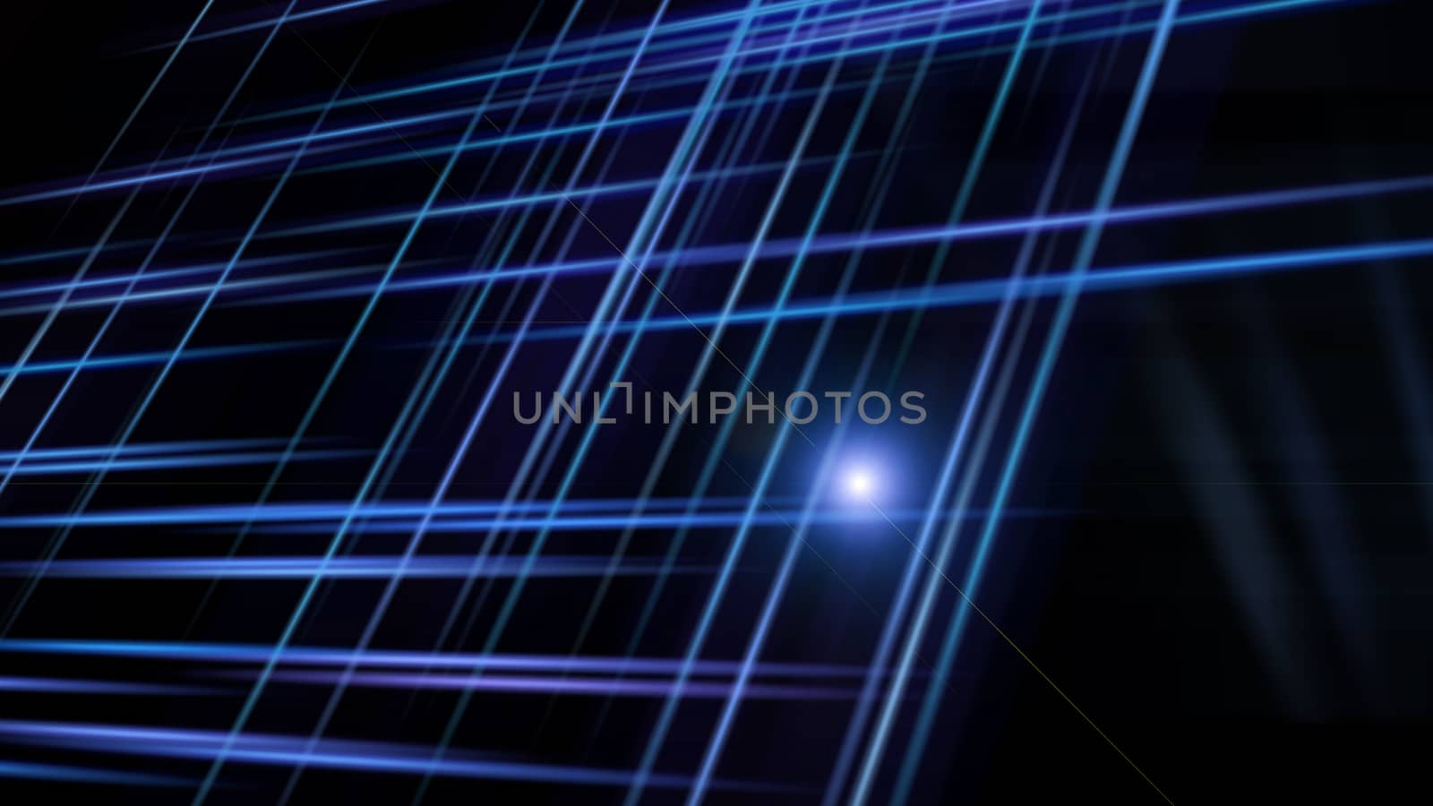 Abstract background with lines in the dark space, 3d rendering computer generated background