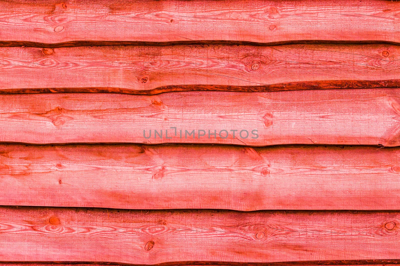 Red wooden boards background. Wall floor or fence exterior design. Natural wood material backdrop