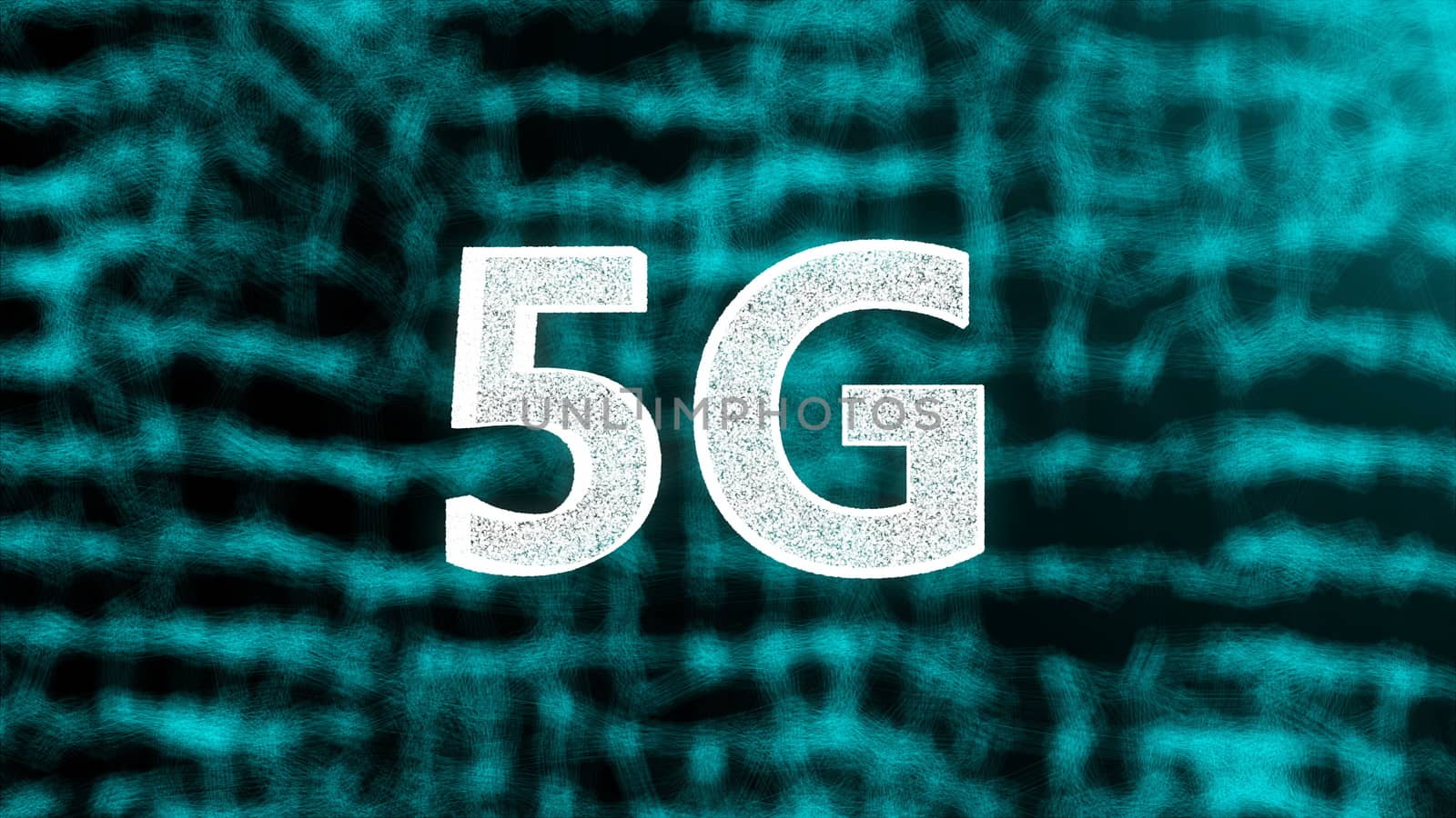 Creative glowing 5G backdrop, this is mobile internet concept, 3d rendering background
