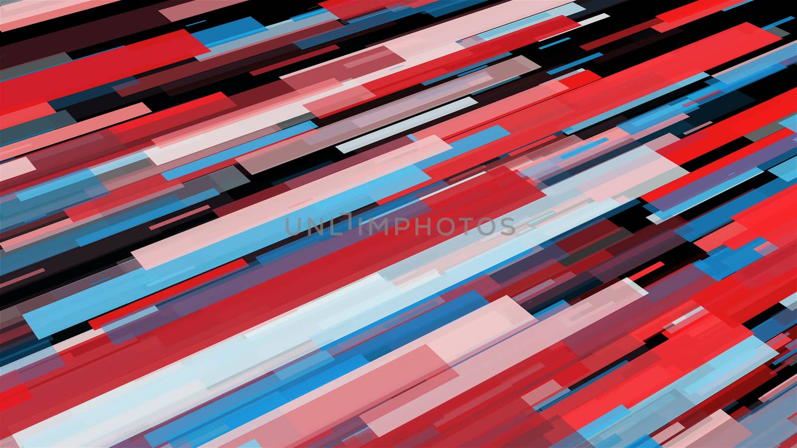Abstract stripes in space - abstraction of data communication, computer generated background, 3D render by nolimit046