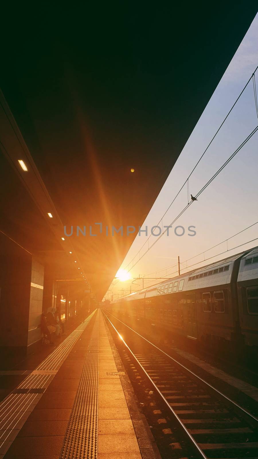 Sunset at the Train Station