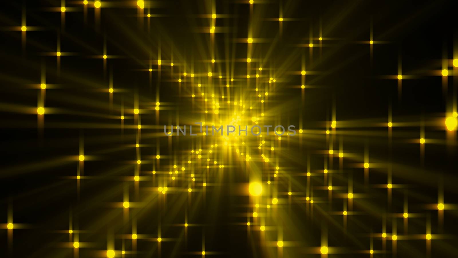 Explosion of stars with gloss and lines, 3d render computer generated backdrop by nolimit046