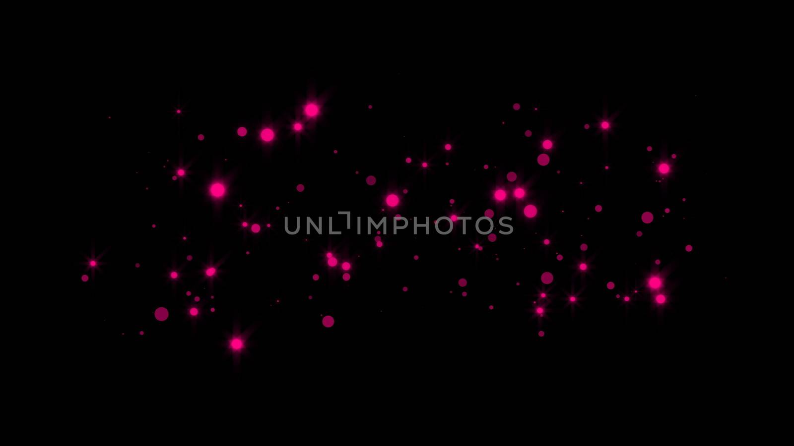 Abstract bright glitter particles in space, computer generated abstract background, 3D rendering by nolimit046