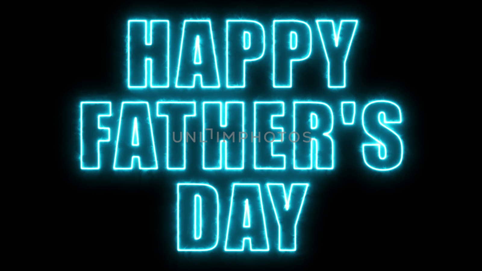 Happy fathers day text, 3d rendering backdrop, computer generating, can be used for holidays festive design by nolimit046