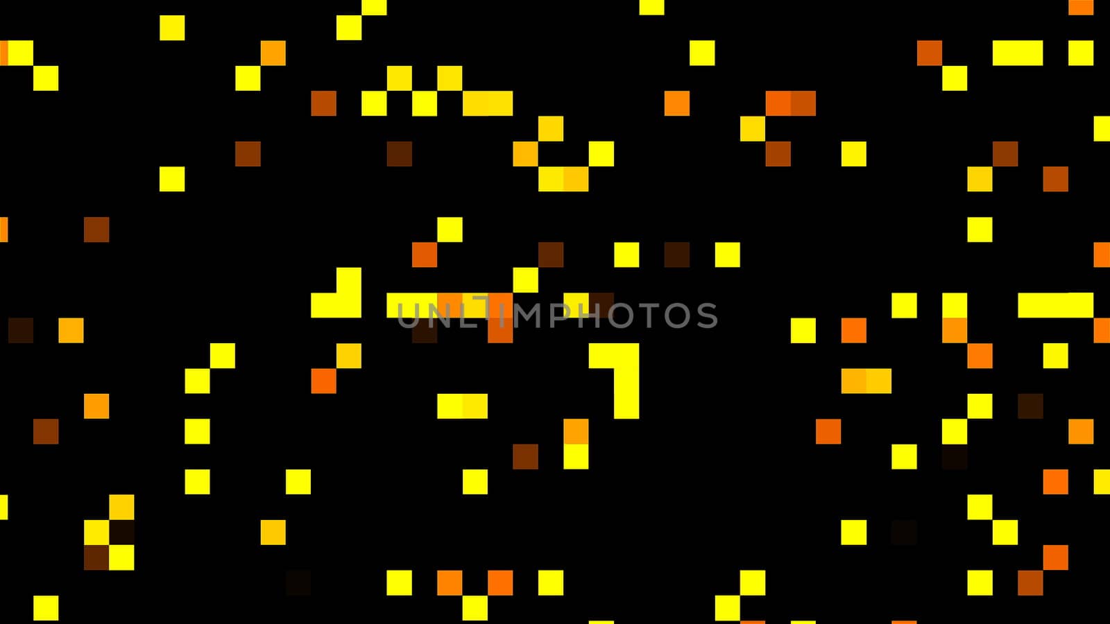 3d background with abstract surface with squares in space, 3d render illustration for business science or technology