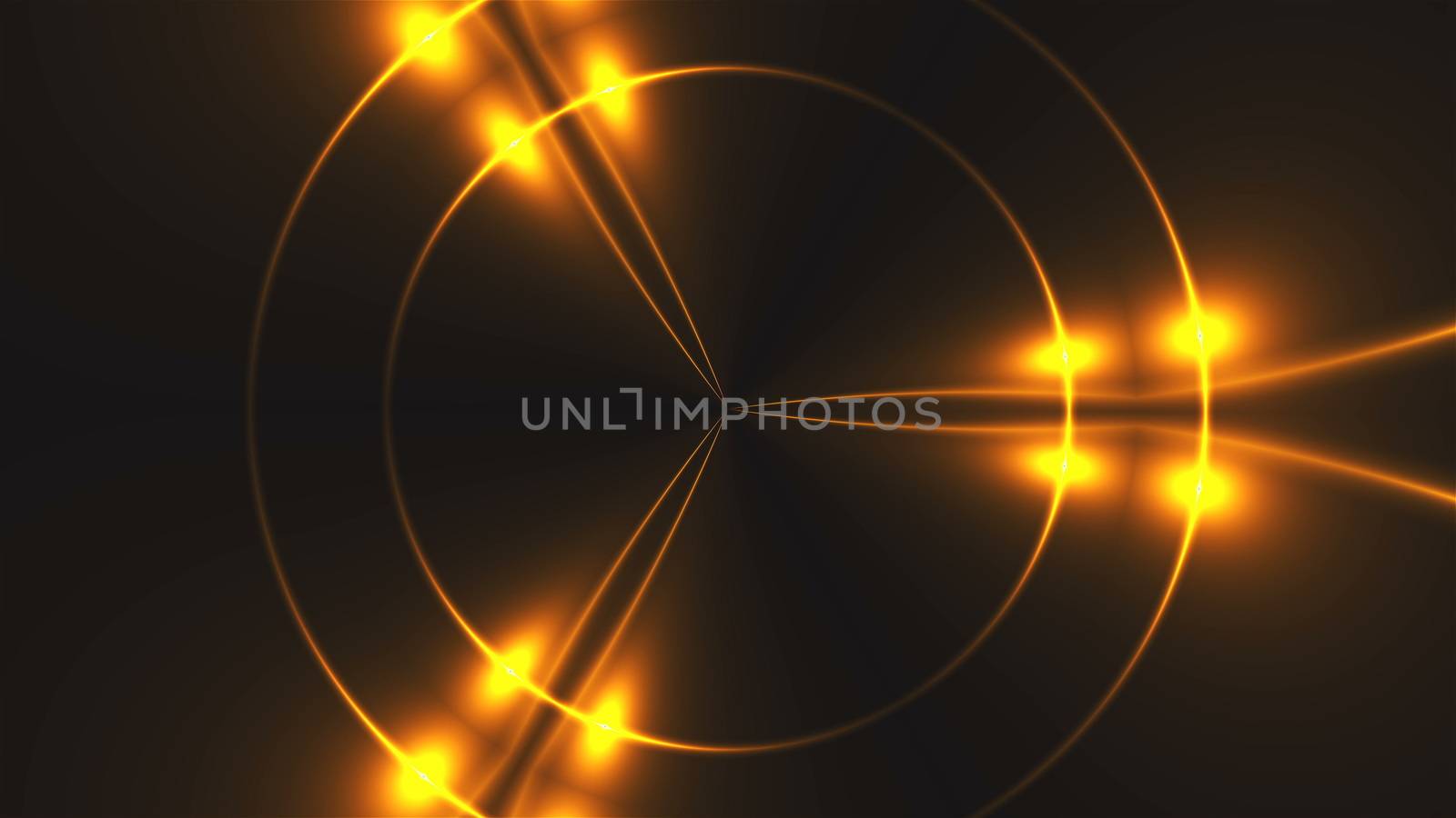 Beautiful abstract kaleidoscope - fractal golden light, 3d render backdrop, computer generating background by nolimit046