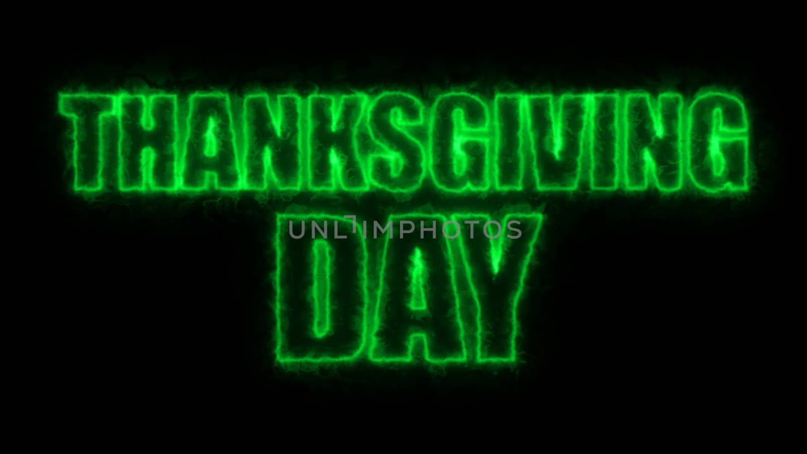 Thanks giving day text, 3d rendering backdrop, computer generating, can be used for holidays festive design by nolimit046