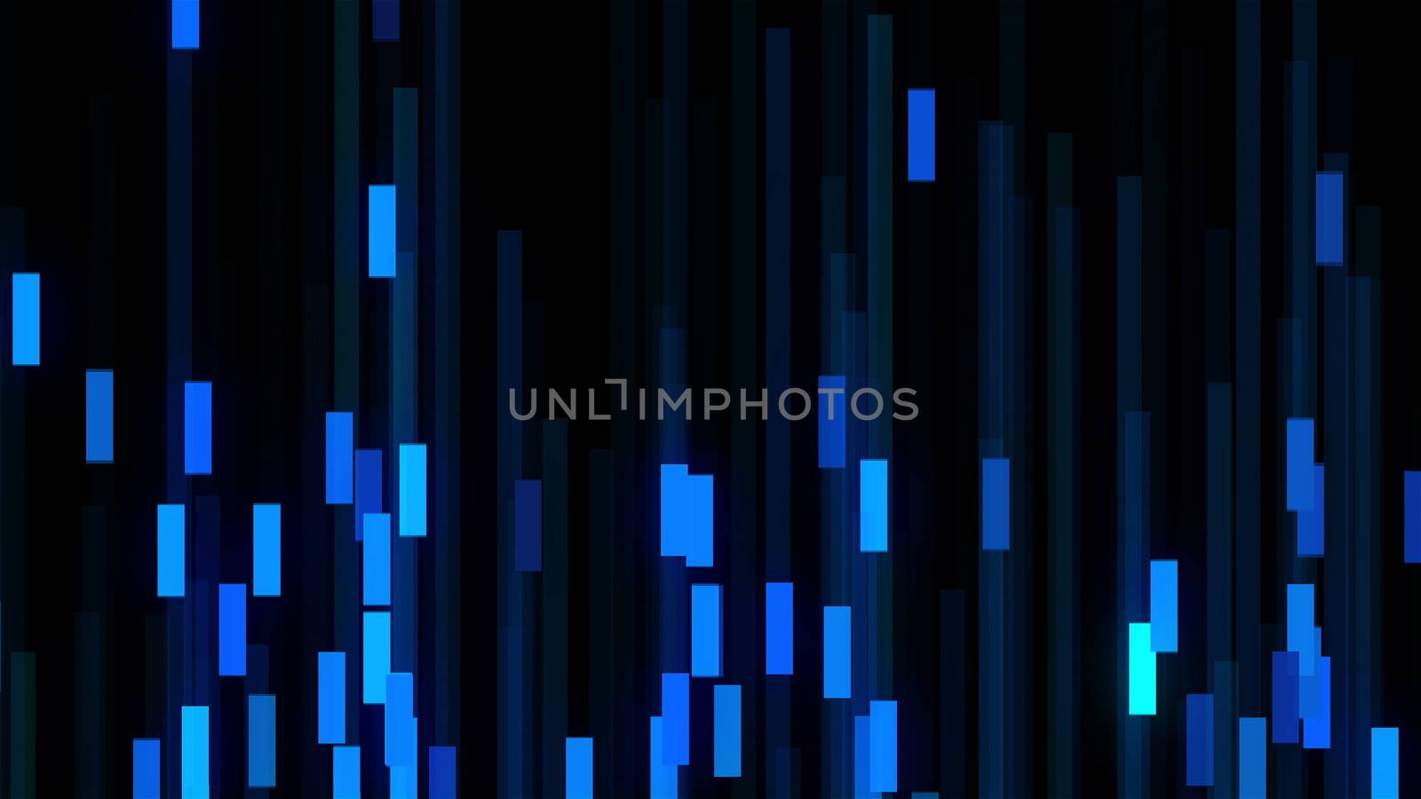 Many digital lines in space - abstraction of data communication, computer generated background, 3D render by nolimit046