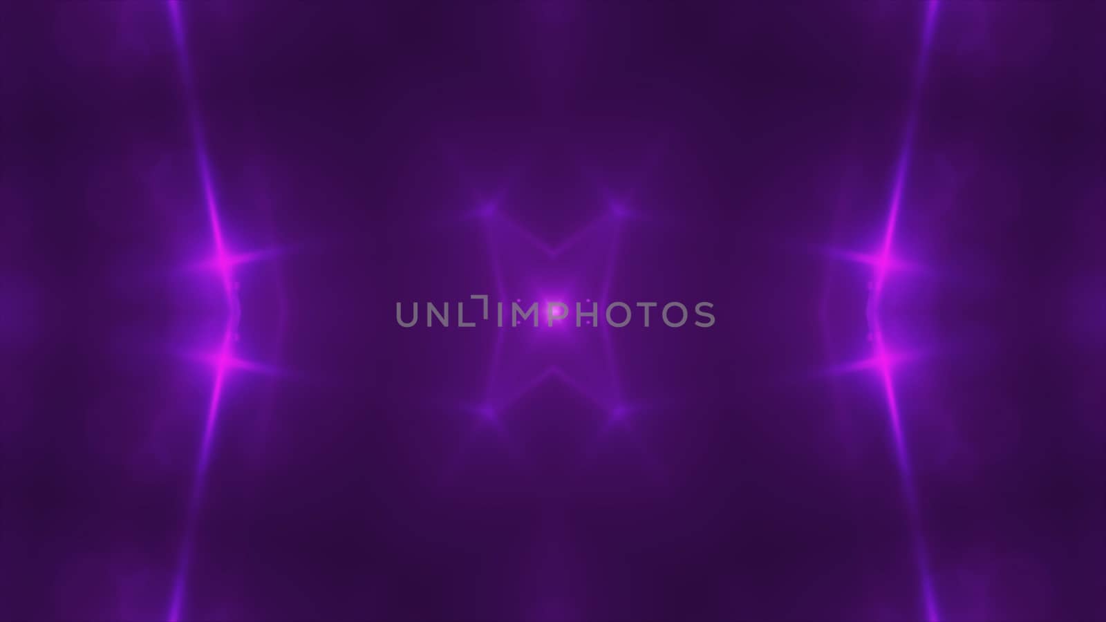 Abstract violet fractal lights, 3d rendering backdrop, computer generating background