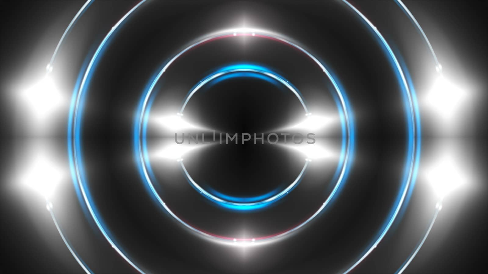 Abstract white fractal lights, 3d rendering backdrop, computer generating background.