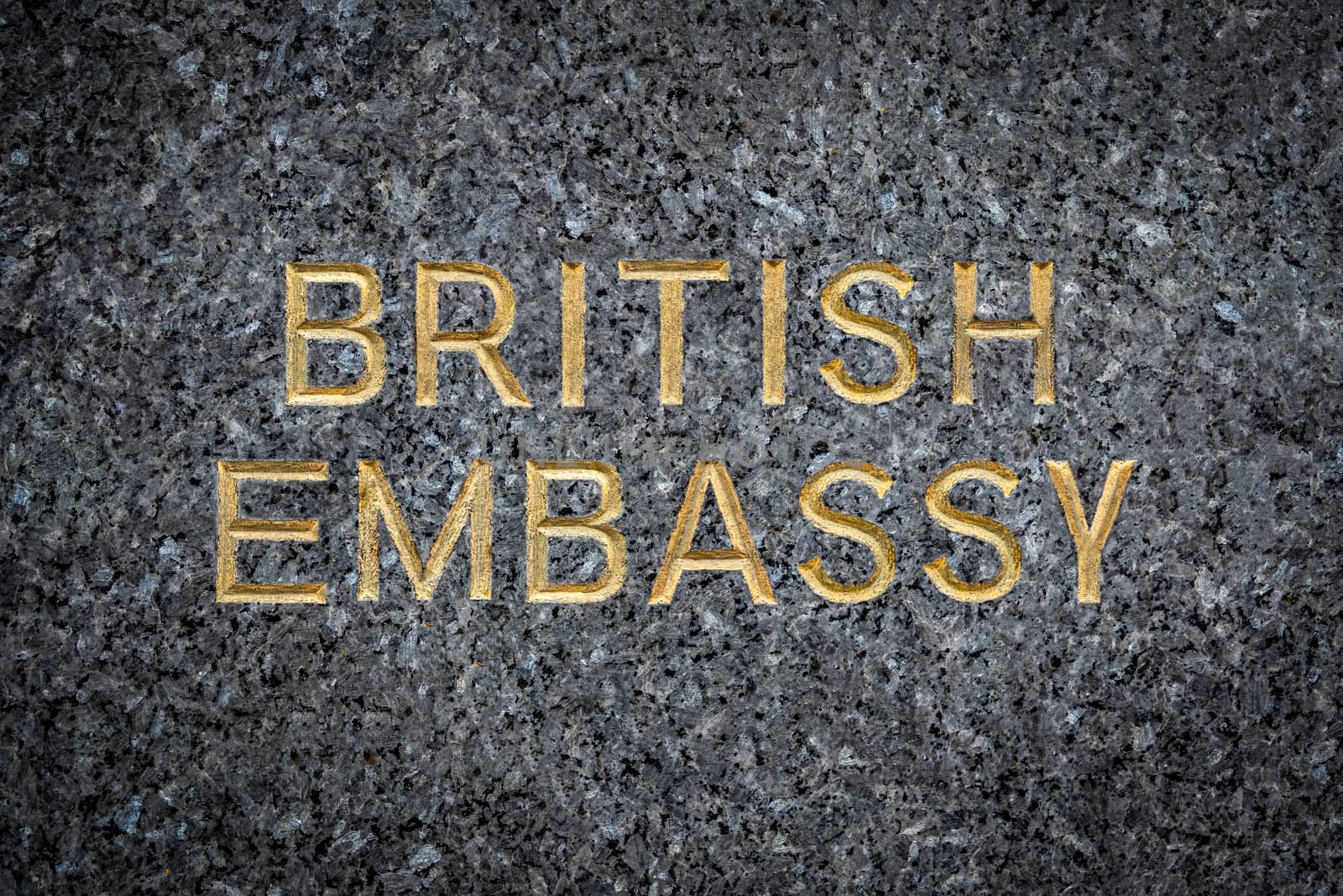 British Embassy Sign by mrdoomits