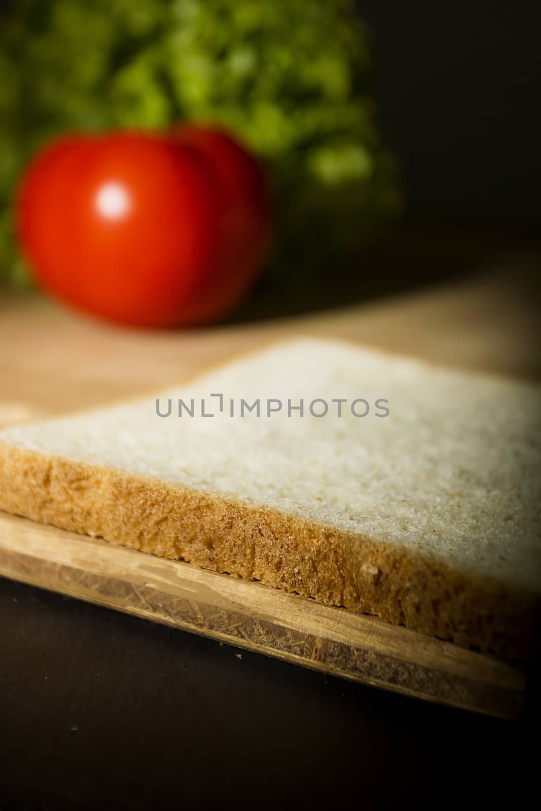 Sandwich Bread and Vegetables by VIPDesignUSA