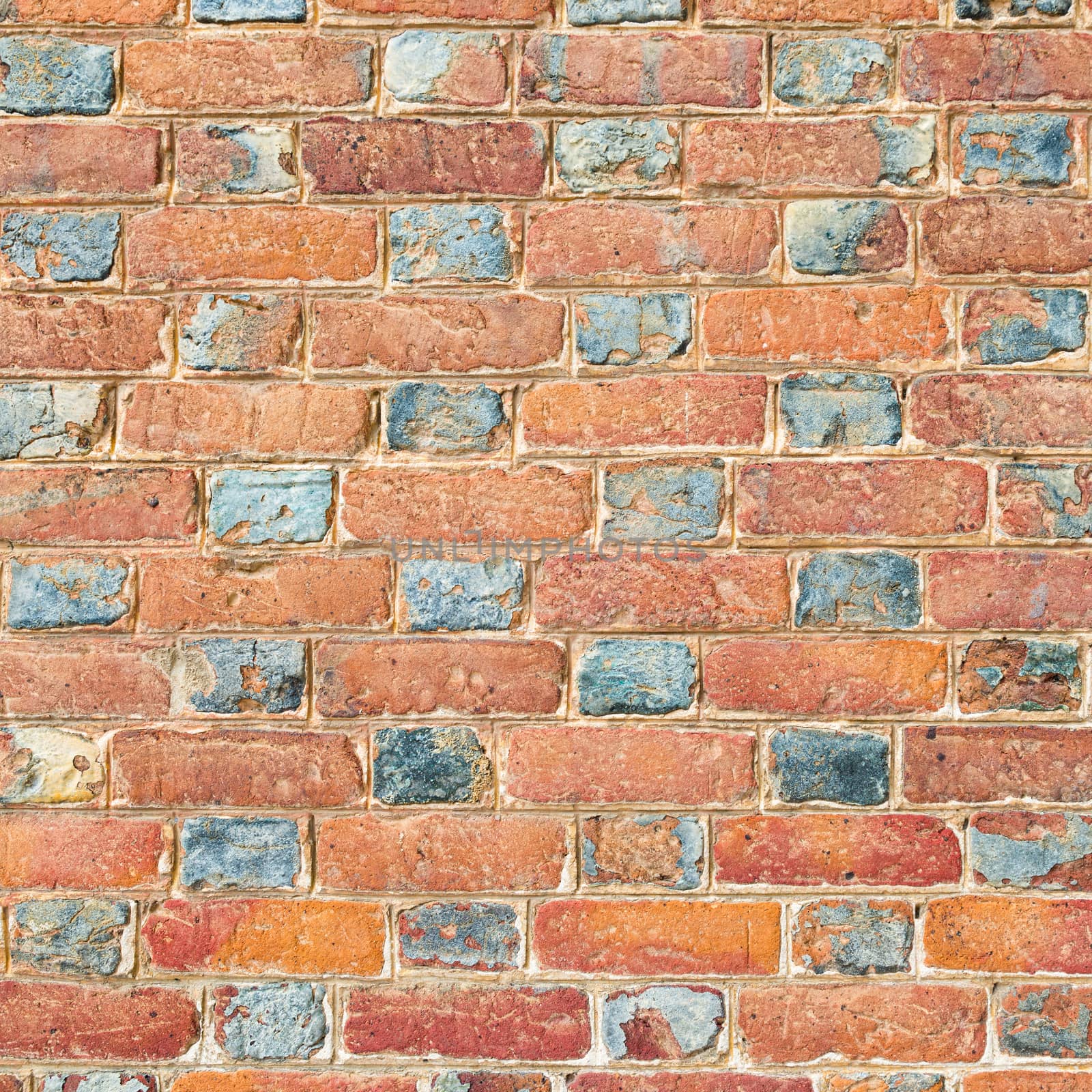 Detail of an old brick wall texture