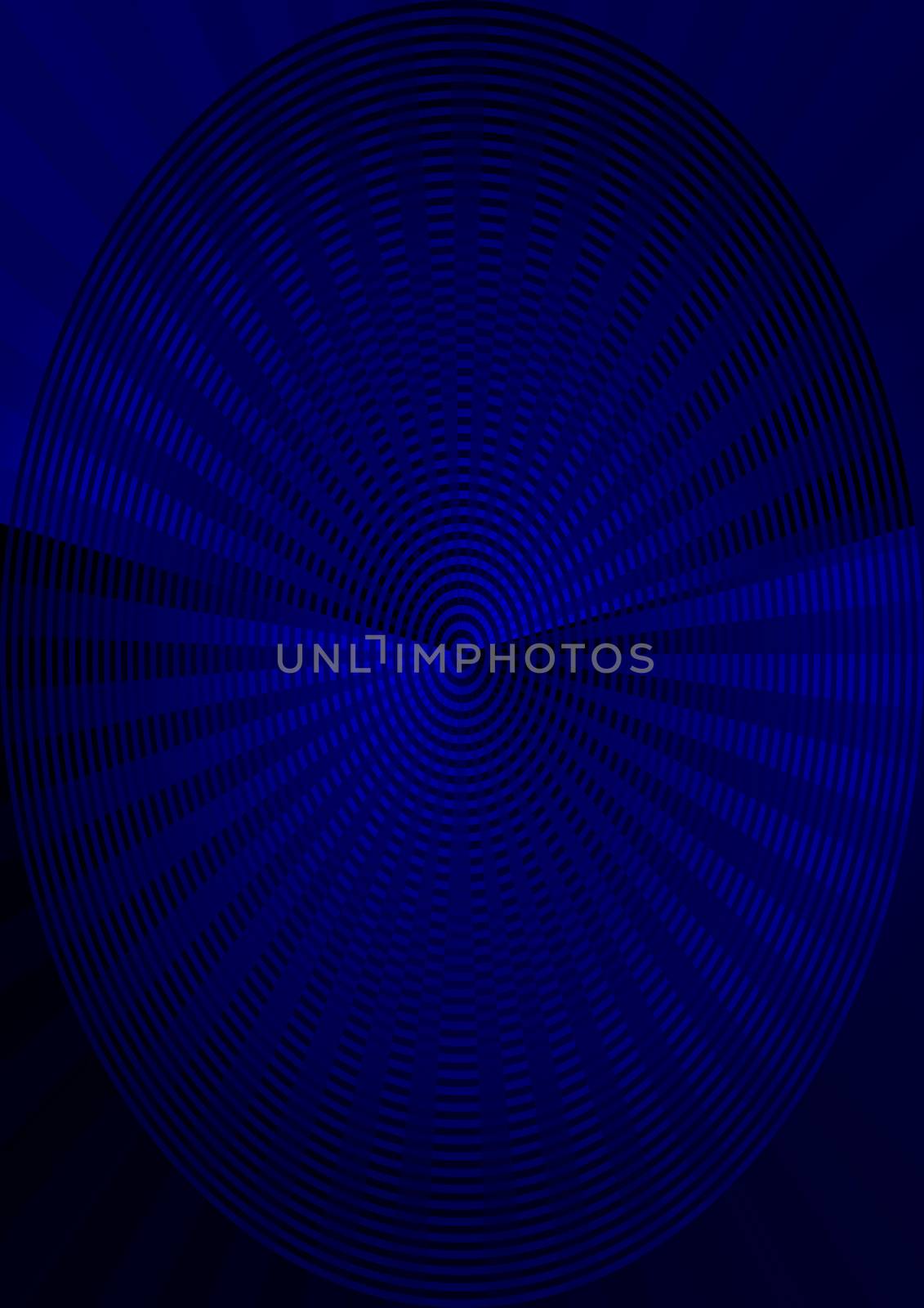 Abstract background different color rays over black. 3D illustration.