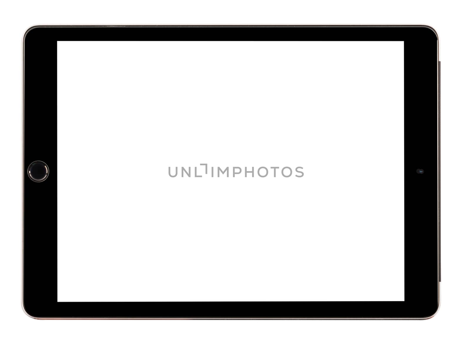 tablet computer isolated on over white background