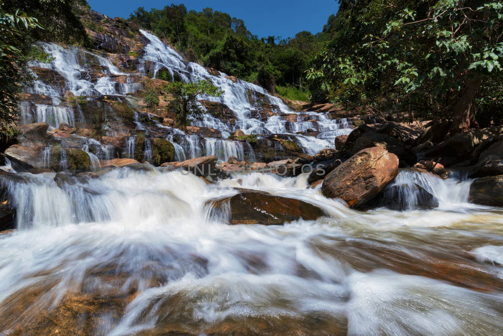 Mae Ya waterfall, Doi Inthanon national park at Chiang Mai, Thailand