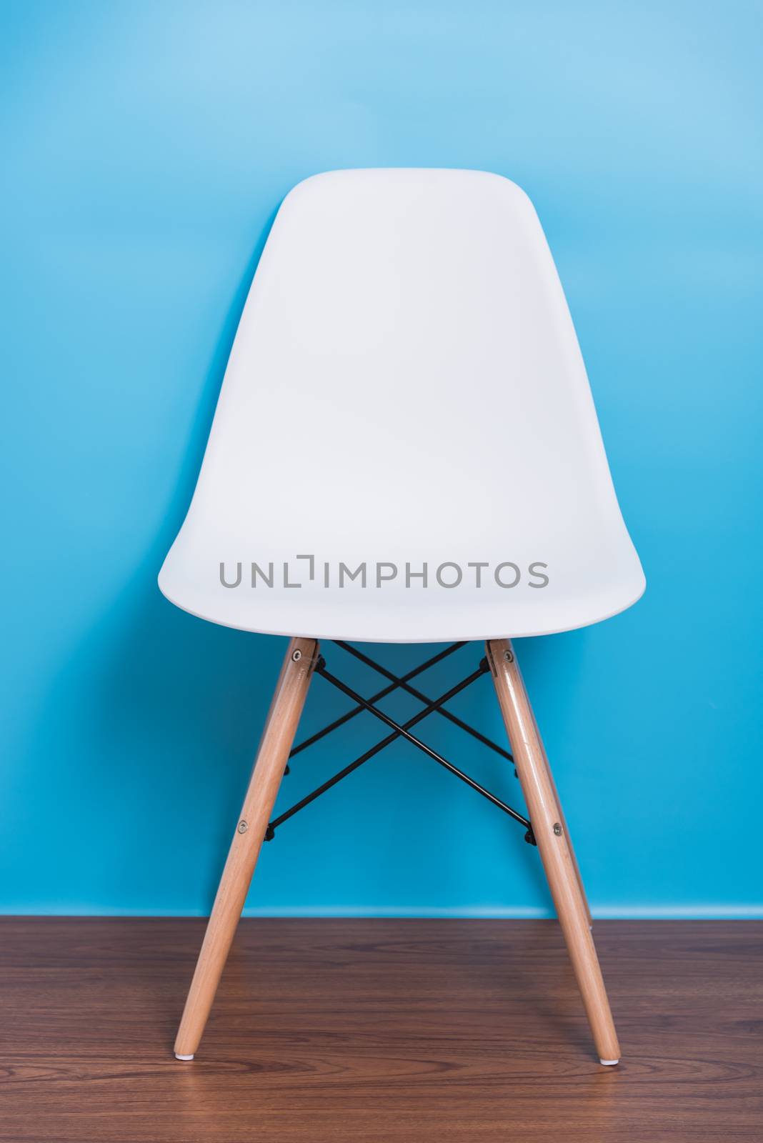 Modern white chair nobody by Sorapop