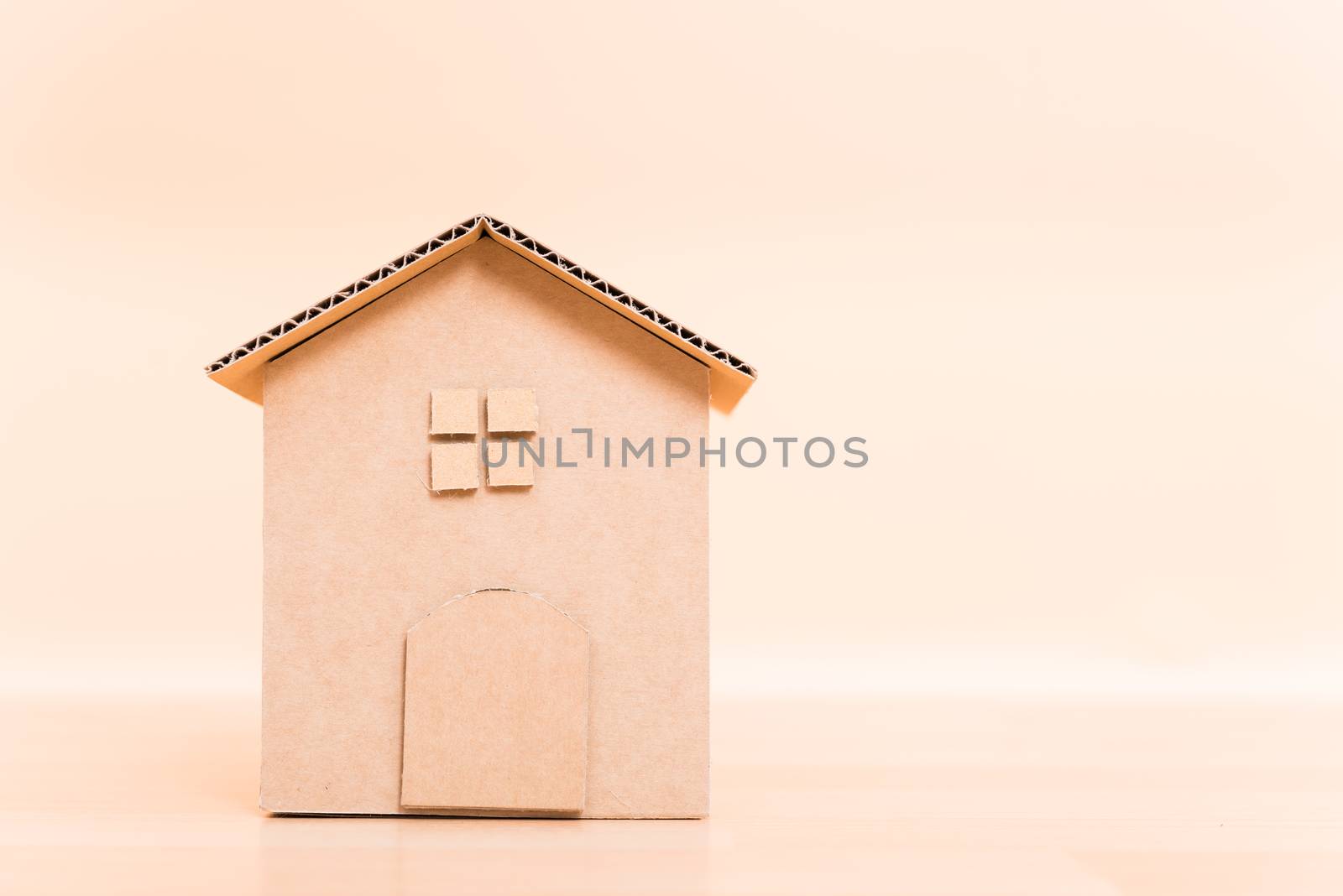 Model house cardboard paper  by Sorapop