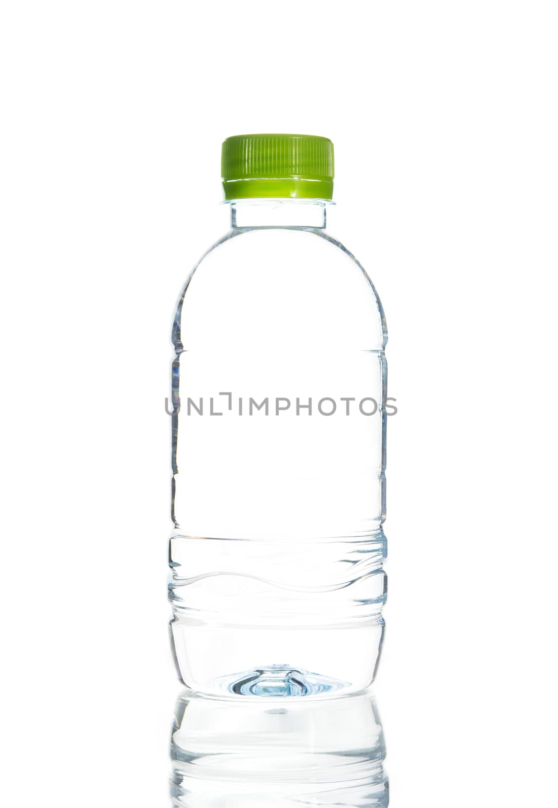 Plastic water bottle isolate by Sorapop