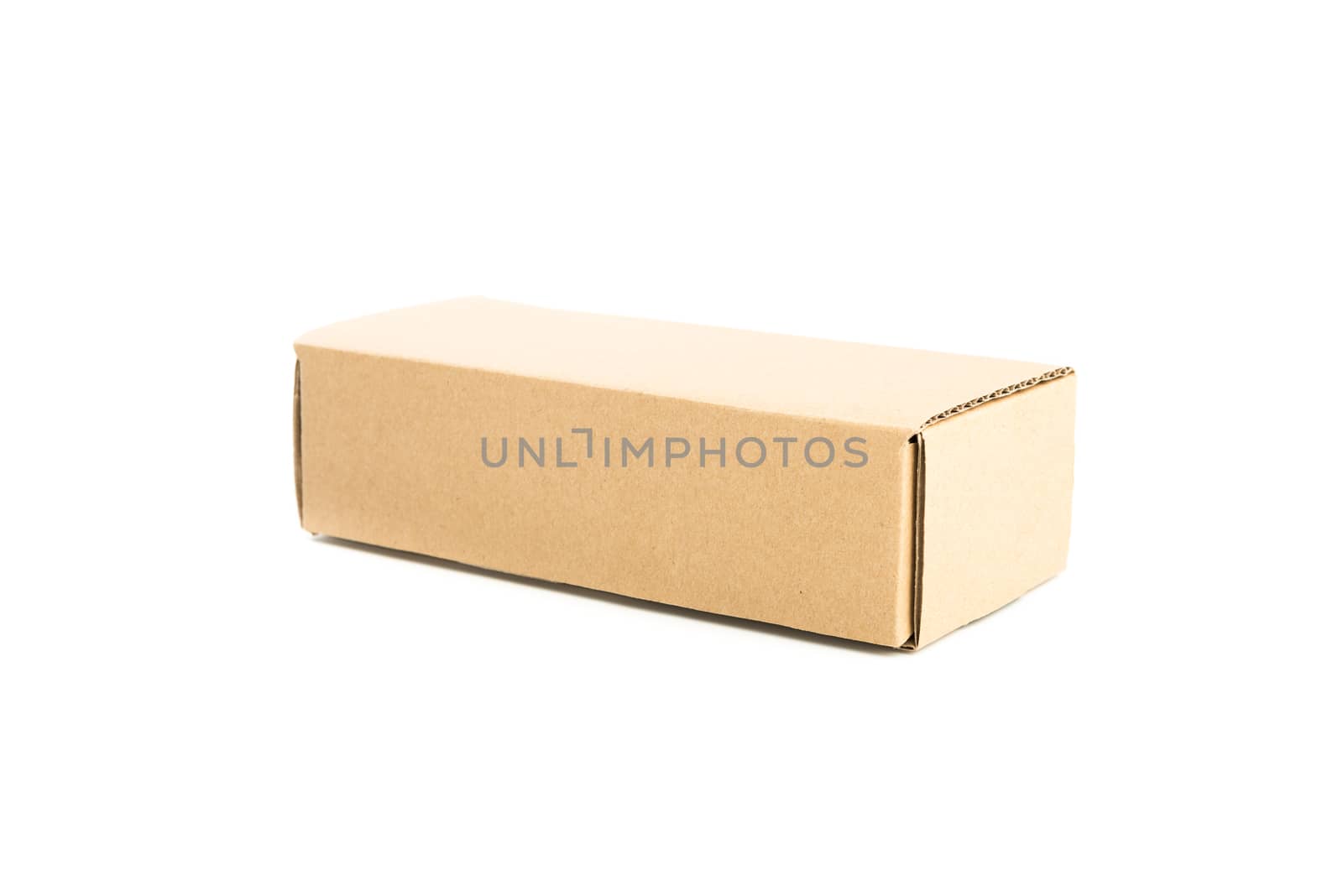 Cardboard Box isolated on Over White background