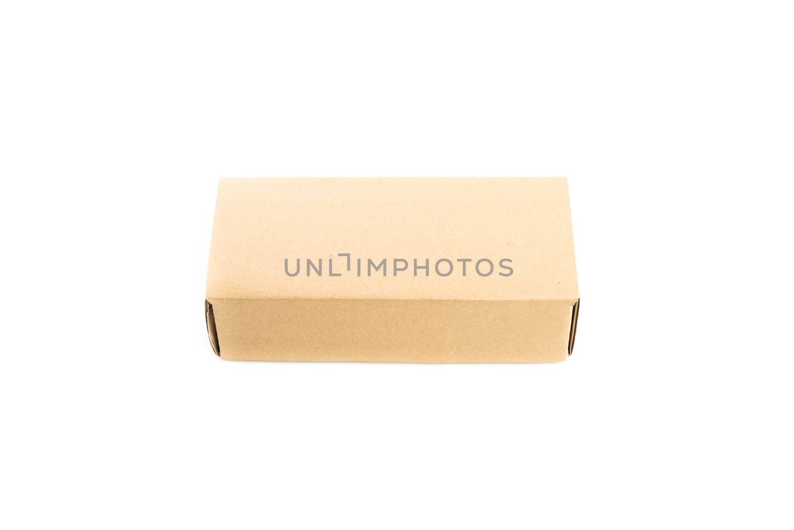 Cardboard Box isolated on Over White background