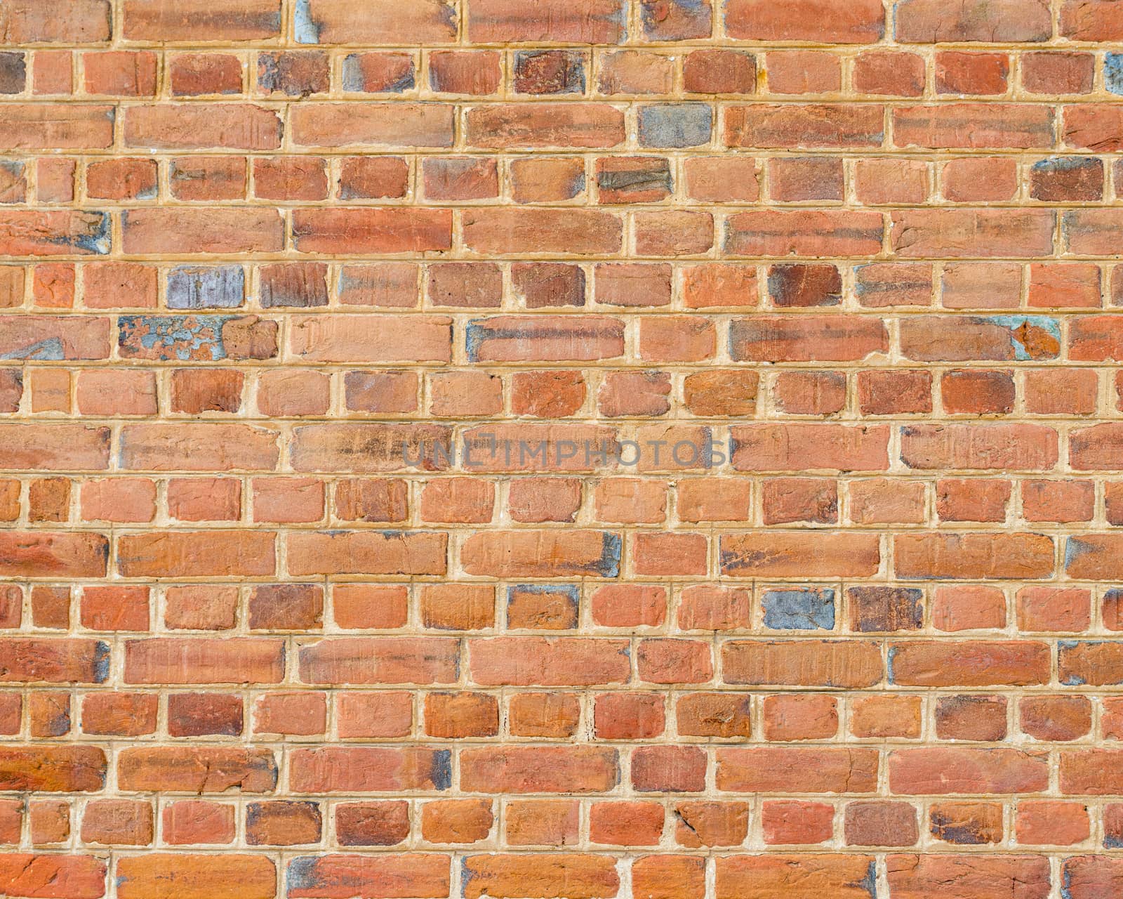 Detail of an old brick wall texture